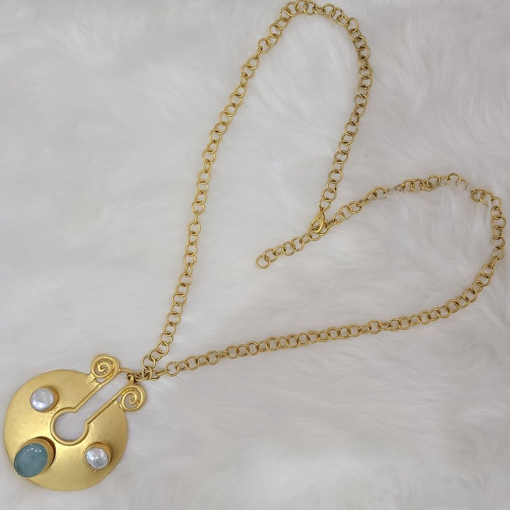 Gold Matte Necklace